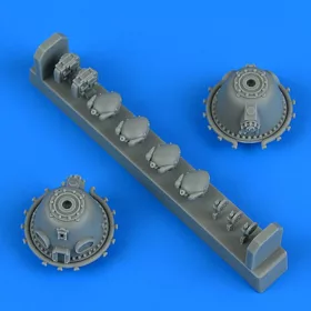   Quickboost A-26 Invader propeller reduction casing for ICM - A-26 Invader légcsavar-reduktorház – ICM maketthez
