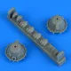 Quickboost A-26 Invader propeller reduction casing for ICM - A-26 Invader légcsavar-reduktorház – ICM maketthez
