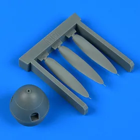 Quickboost Bf 109F-2 propeller for Eduard - légcsavar