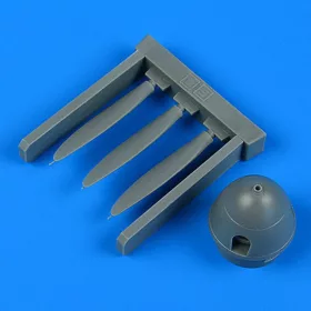 Quickboost Bf 109F-4 propeller for Eduard - légcsavar
