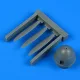 Quickboost Bf 109F-4 propeller for Eduard - légcsavar