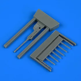   Quickboost Fokker G-1 gun barrels and machine gun for Micromir - fegyvercsövek és géppuska, MikroMir maketthez