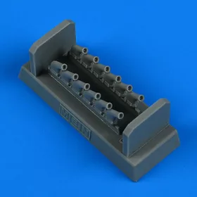   Quickboost P-51D/K Mustang exhaust for MENG - kipufogócsonkok