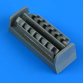 Quickboost Bf 109F/G/K exhaust for EDUARD - kipufogócsonkok