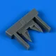 Quickboost F-4B Phantom II air inlet for Tamiya - légbeömlő