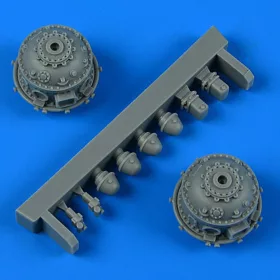 Quickboost B-26K Invader engine reductors - motor-reduktorok