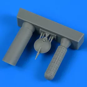   Quickboost Su-25 Frogfoot open airbrake parachute ZVEZDA - nyitott légfékek