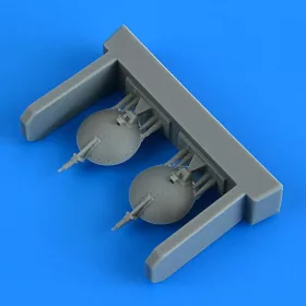   Quickboost Su-25 Frogfoot open parachute covers ZVEZDA - nyitott fékernyő-burkolatok