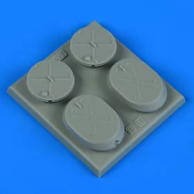 Quickboost Su-25 Frogfoot FOD covers - FOD-védőburkolatok