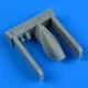 Quickboost Fw 190D-9 air intake for TAMIYA - légbeömlő