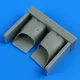 Quickboost F-5E/F Tiger II air intakes for AFV CLUB - légbeömlők