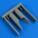 Quickboost Fairey Gannet AS.1/AS.4 exhaust for AIRFIX - kipufogócsonkok