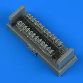   Quickboost P-39D/P-400 Airacobra exhaust (12 pipes) für HASEGAWA - kipufogócsonkok