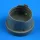 Quickboost MiG-21MF/SMT exhaust nozzle cover for Eduard - hajtómű-fúvócső