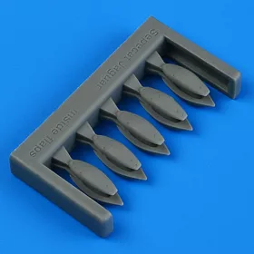   Quickboost Sepecat Jaguar GR.1/GR.1a flap fairings for Airfix - SEPECAT Jaguar GR.1/GR.1A – fékszárnyburkolatok, Airfix maketthez