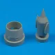 Quickboost MiG-21F-13 Fishbed C air intake für Revell Bausatz - légbeömlő