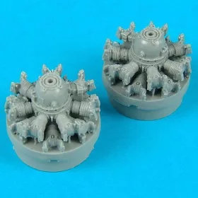   Quickboost C-47 Dakota engines (for Italeri) für Italeri Bausatz - motorok