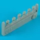 Quickboost American gunsights Mk.8 (6 pcs) - amerikai Mk.8 célzókészülékek – 6 db