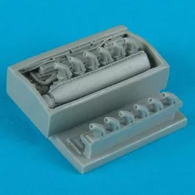 Quickboost P-39 engine für Academy Bausatz - motor