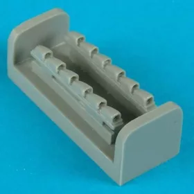   Quickboost Bf 109G exhaust für Fine Models Bausatz - kipufogócsonkok, Fine Molds maketthez