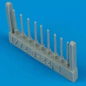   Quickboost B-24D Liberator gun barrels für Hasegawa Bausatz - fegyvercsövek