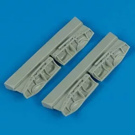   Quickboost BF undercarriage covers für Hasegawa Bausatz - futóműajtók
