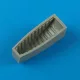 Quickboost A-1D skyraider rear wheel well for Hasegawa kit - futóműakna