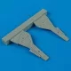 Quickboost Fw 190A/F undercarriage covers Für Revell Bausatz - futóműajtók