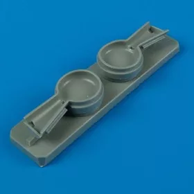   Quickboost Morane Saulnier MS.406 wheel well Für Hasegawa Bausatz - futóműakna