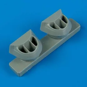   Quickboost P-38J Lightning correct air intakes für Academy Bausatz - korrekciós légbeömlők