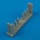 Quickboost P-40E Warkhawk gun barrels for Academy - P-40E Warhawk – fegyvercsövek