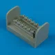 Quickboost Spitfire PR.XIX exhaust for Airfix - kipufogócsonkok