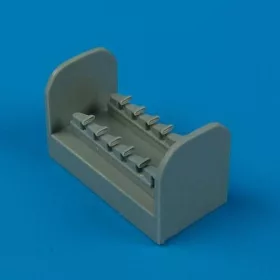   Quickboost Spitfire Mk.XIV exhaust - fishtail - halfarok típusú kipufogócsonkok