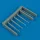 Quickboost A-1 Skyraider gun barrels and pitote tub - fegyvercsövek