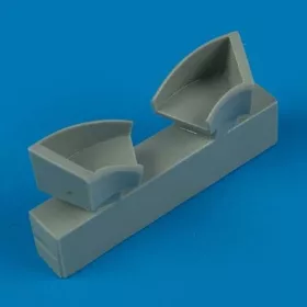   Quickboost P-47 Thunderbolt intercooler exhaust TAM - kipufogócsonkok, Tamiya maketthez