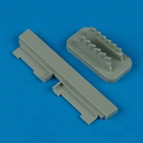   Quickboost P-51B/C Mustang exhaust for Hasegawa - kipufogócsonkok