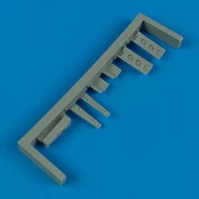   Quickboost P-40 warhawk undercarriage covers (ACA) - futóműajtók, Academy maketthez