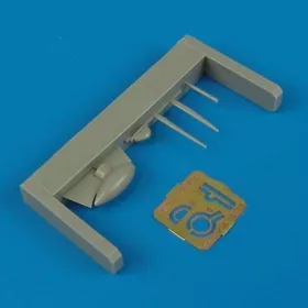   Quickboost P-40 Warhawk pitot tube & antenna (ACA) - Pitot-cső és antenna, Academy maketthez
