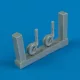 Quickboost Bf 109E tailwheel for Tamiya - farokkerék
