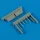 Quickboost F6F-3/5 Hellcat gun barrels for Eduard - fegyvercsövek
