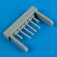 Quickboost P-40B/C gun barrels for Airfix - fegyvercsövek