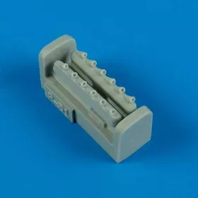   Quickboost P-51D Mustang exhaust for Airfix - kipufogócsonkok