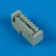 Quickboost P-51D Mustang exhaust for Airfix - kipufogócsonkok