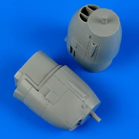   Quickboost P-38 Lightning correct engine cov f.Acad - korrekciós motorburkolatok