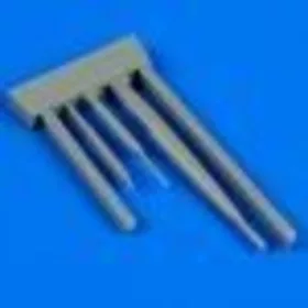 Quickboost MiG-15 gun barrels for Eduard - fegyvercsövek