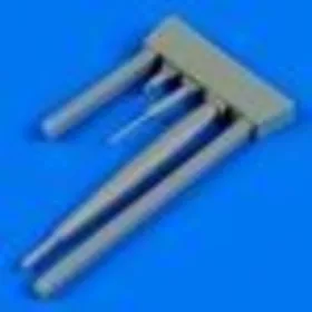 Quickboost MiG-15bis gun barrels for Eduard - fegyvercsövek