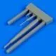 Quickboost MiG-15bis gun barrels for Eduard - fegyvercsövek