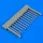 Quickboost Lancaster B.II gun barrels-oval type f.A - fegyvercsövek, Airfix maketthez