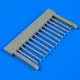 Quickboost Lancaster B.II gun barrels-oval type f.A - fegyvercsövek, Airfix maketthez