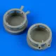 Quickboost Dornier Do 17Z exhaust for Airfix - kipufogócsonkok